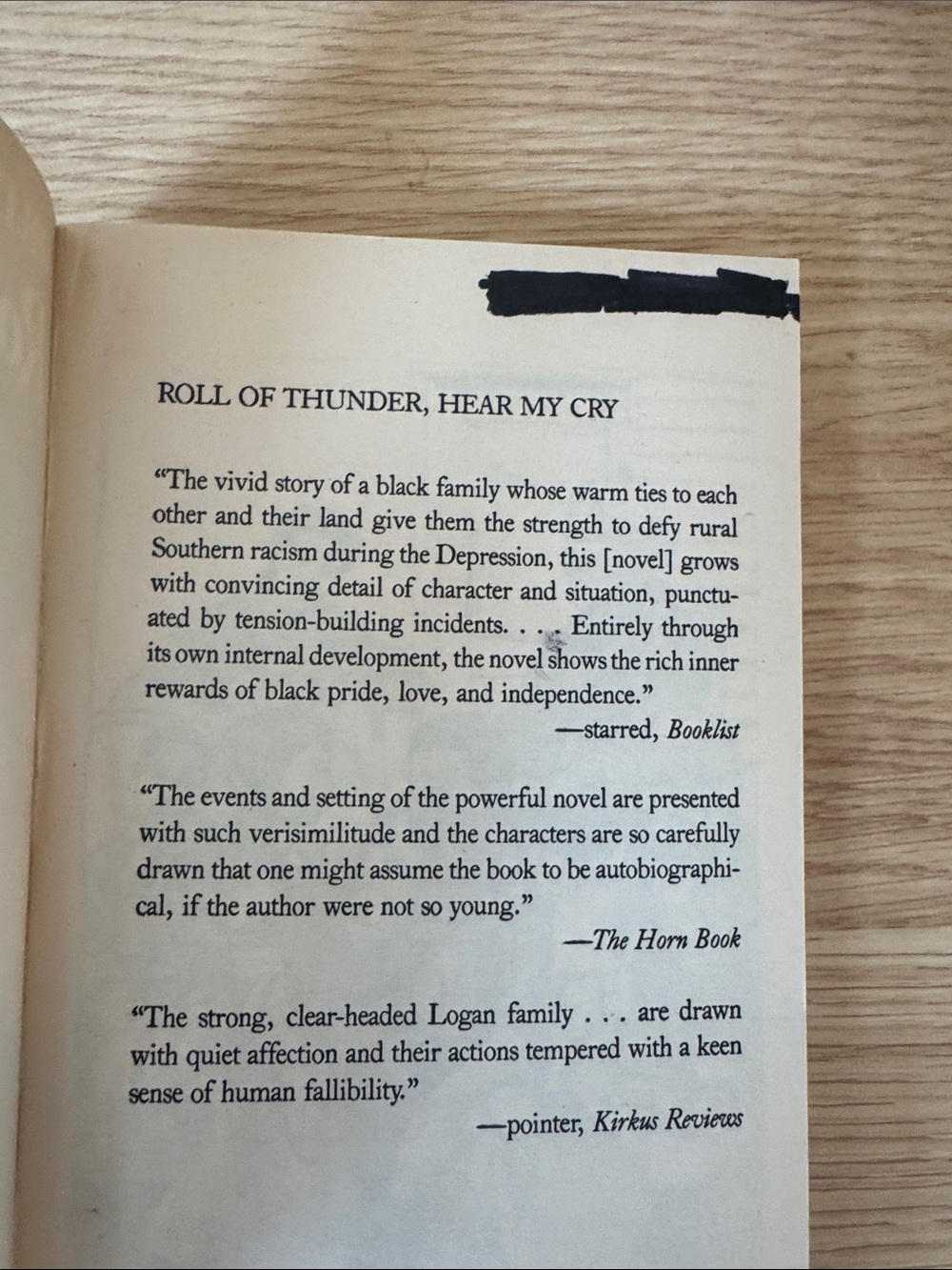 Roll of Thunder, Hear My Cry by Mildred D. Taylor. - Picture 3 of 4